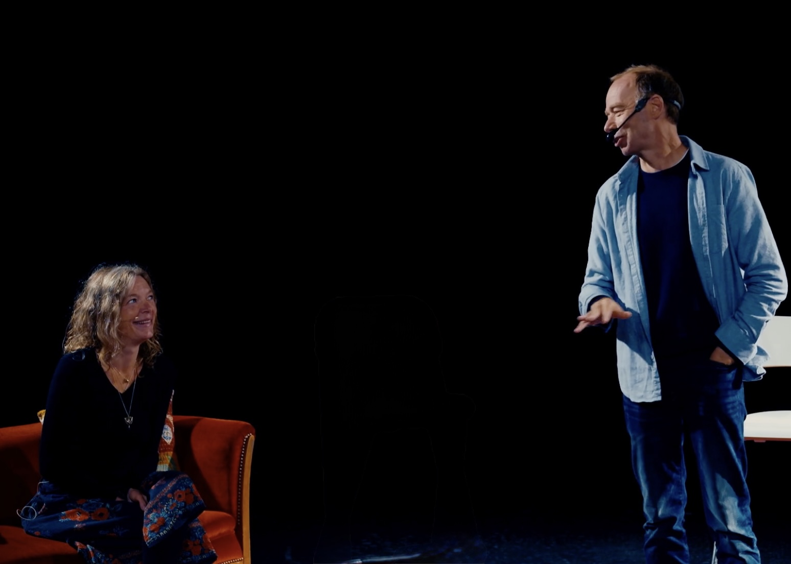 Vanessa et Franck sur scène